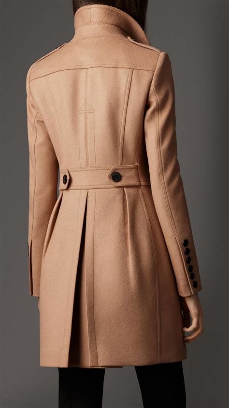 burberry wool and cashmere-blend coat|Burberry cashmere coat women's.